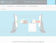 Tablet Screenshot of estudiomix.com.br